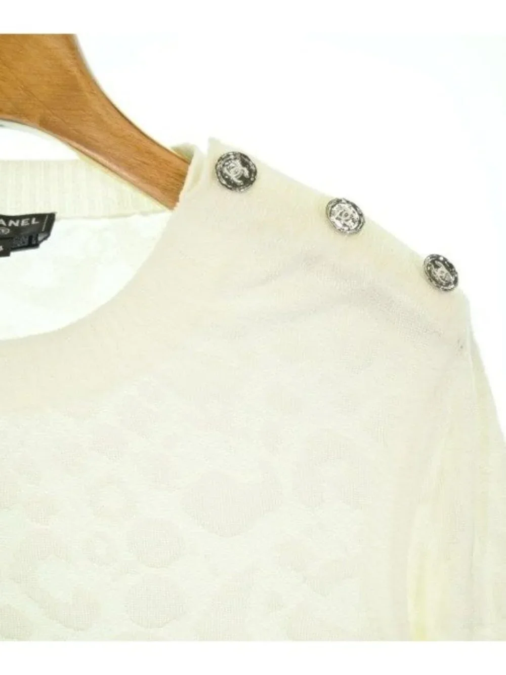 Chanel Knit Sweater White